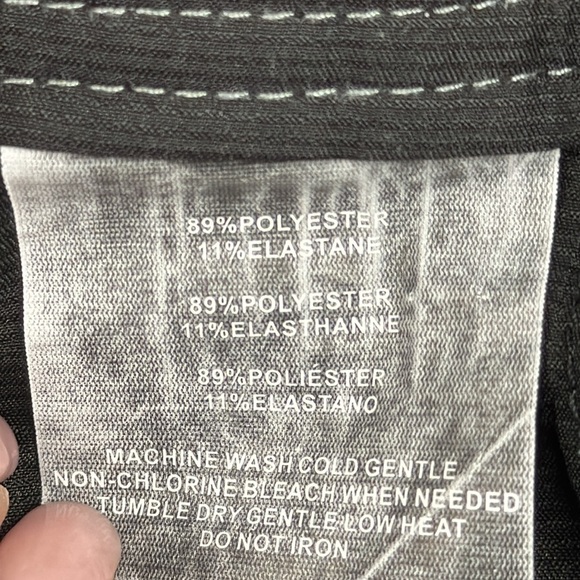 O’Neill hybrid, swim trunk flat front shorts subtle pinstripe gray 34 - Picture 6 of 15